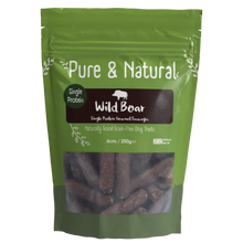 Load image into Gallery viewer, Pure & Natural Wild Boar Single Protein Gourmet Sausages