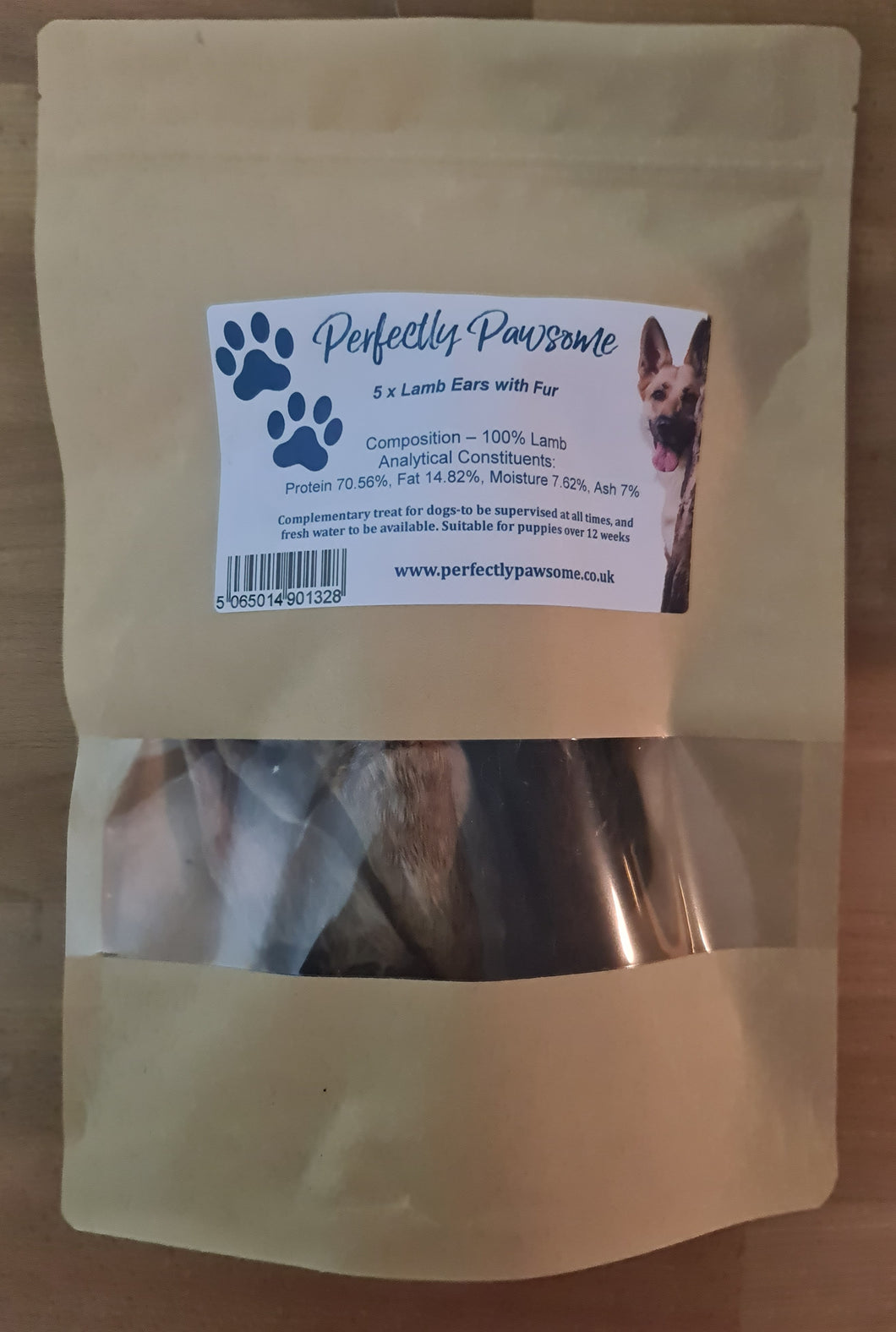 100g Lamb Ears with Fur