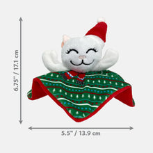 Load image into Gallery viewer, KONG Holiday Cat Crackles Santa Kitty