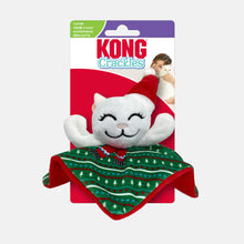 Load image into Gallery viewer, KONG Holiday Cat Crackles Santa Kitty