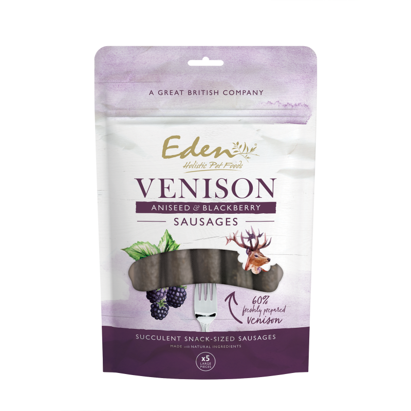 Eden Venison, Aniseed & Blackberry Sausages 5pc