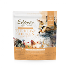 Load image into Gallery viewer, Eden Feline Feast Turkey & Chicken 1.5KG