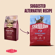 Load image into Gallery viewer, NEW ACTIVE SALMON & TURKEY KITTEN FOOD