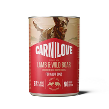 Load image into Gallery viewer, NEW LAMB & WILD BOAR CAN PATÉ FOR ADULT DOGS