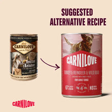 Load image into Gallery viewer, NEW TURKEY, REINDEER & WILD BOAR CAN PATÉ FOR ADULT DOGS