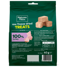 Load image into Gallery viewer, Raw Freeze Dried Chunks Turkey 40g