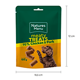 Load image into Gallery viewer, Meaty Treats Chicken & Pork 100g