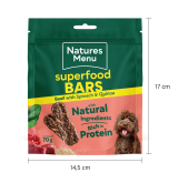 Load image into Gallery viewer, Country Hunter Superfood Bars Beef with Spinach & Quinoa 70g