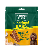 Load image into Gallery viewer, Country Hunter Superfood Bars Chicken with Coconut & Chia Seeds 70g
