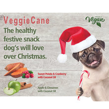 Load image into Gallery viewer, Mak's Patch Veggie Canes x 2 canes tied with natural string