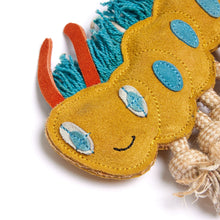 Load image into Gallery viewer, Clara the Caterpillar, Eco Dog Toy
