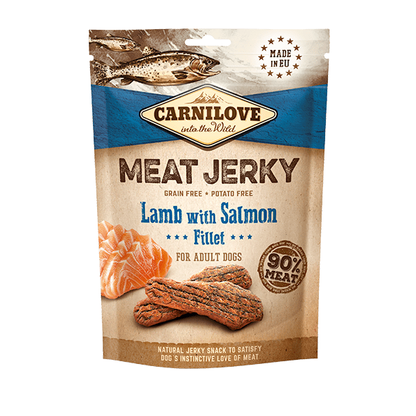 Carnilove Jerky Lamb with Salmon Fillet Treats 100g