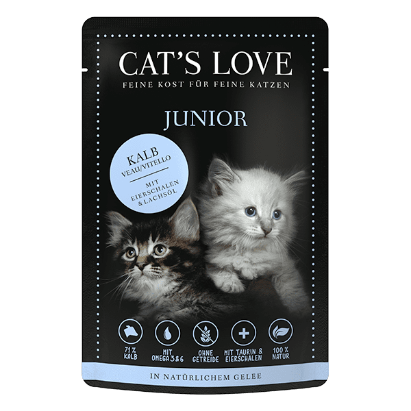 CAT’S LOVE Junior Veal 85g (Reduced BBD 06/05/24)