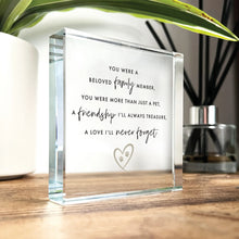 Load image into Gallery viewer, Pet Memorial Crystal Token