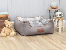 Load image into Gallery viewer, Heritage Orthopaedic Walled Dog Bed - Moonstone, Small
