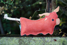 Load image into Gallery viewer, Hamish the Highland Cow shaped Eco Dog Toy