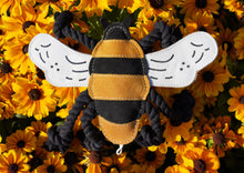 Load image into Gallery viewer, Bessie the Bumble Bee Eco Dog Toy
