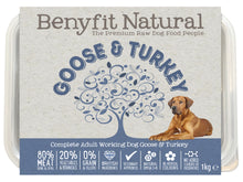 Load image into Gallery viewer, Goose & Turkey Complete Adult Raw Working Dog Food