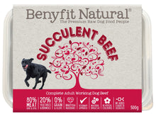 Load image into Gallery viewer, Succulent Beef Complete Adult Raw Working Dog Food