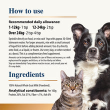Load image into Gallery viewer, Whole Goat Milk Powder for Dogs & Cats
