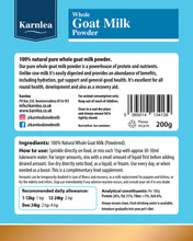 Load image into Gallery viewer, Whole Goat Milk Powder for Dogs & Cats