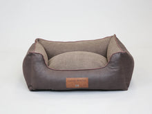 Load image into Gallery viewer, Minstead Orthopaedic Walled Dog Bed - Chocolate, Medium