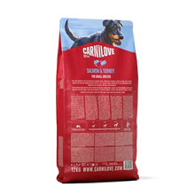 Load image into Gallery viewer, NEW ACTIVE SALMON & TURKEY DOG FOOD FOR ADULT SMALL BREEDS