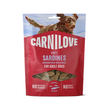 Load image into Gallery viewer, NEW SARDINES ENRICHED WITH WILD GARLIC SOFT DOG TREATS