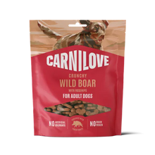 Load image into Gallery viewer, NEW WILD BOAR WITH ROSEHIPS CRUNCHY DOG TREATS