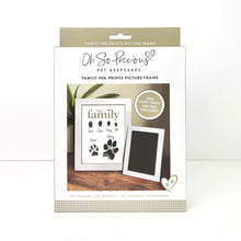 Load image into Gallery viewer, Framed Family Finger/Paw Print Frame With Ink Kit