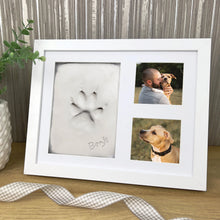 Load image into Gallery viewer, Paw Print Clay Mould & Photo Frame Kit