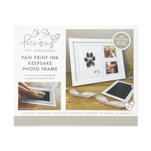 Load image into Gallery viewer, Paw Print Ink Keepsake Photo Frame Kit