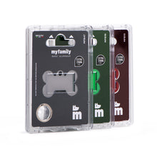 Load image into Gallery viewer, Basic Big Aluminum Black Bone ID Tag