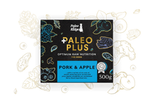 Load image into Gallery viewer, Paleo Plus Pork & Apple (500g)