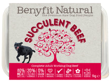 Load image into Gallery viewer, Succulent Beef Complete Adult Raw Working Dog Food