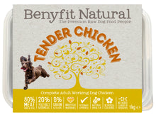 Load image into Gallery viewer, Tender Chicken Complete Adult Raw Working Dog Food