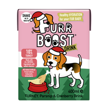 Load image into Gallery viewer, Furrboost Turkey, Parsnip & Cranberry | Carton | 400ml