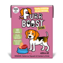 Load image into Gallery viewer, Furrboost Venison, Butternut Squash and Cranberry | Carton | 400ml