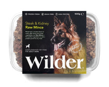 Load image into Gallery viewer, Wilder Steak and Kidney Boneless Raw Mince 1kg