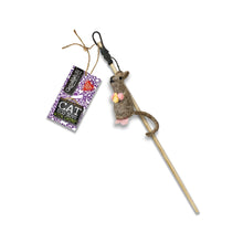 Load image into Gallery viewer, Green & Wilds Cat Teaser Toy With Catnip