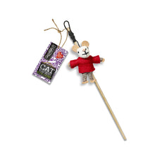 Load image into Gallery viewer, Green & Wilds Cat Teaser Toy With Catnip