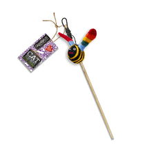 Load image into Gallery viewer, Green & Wilds Cat Teaser Toy With Catnip