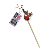 Load image into Gallery viewer, Green & Wilds Cat Teaser Toy With Catnip