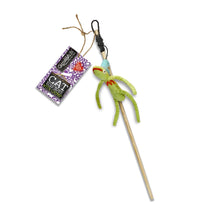 Load image into Gallery viewer, Green & Wilds Cat Teaser Toy With Catnip