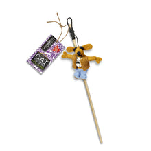 Load image into Gallery viewer, Green & Wilds Cat Teaser Toy With Catnip