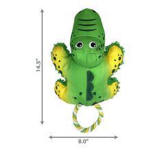 Load image into Gallery viewer, KONG Cozie Tuggz Alligator Medium Large
