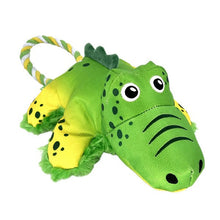 Load image into Gallery viewer, KONG Cozie Tuggz Alligator Medium Large