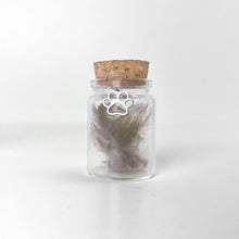 Load image into Gallery viewer, Pet Fur, Hair & Ashes Keepsake Bottle