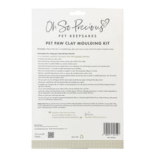 Load image into Gallery viewer, Clay Pet Paw Print Impression Moulding Kit