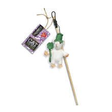 Load image into Gallery viewer, Green & Wilds Cat Teaser Toy With Catnip